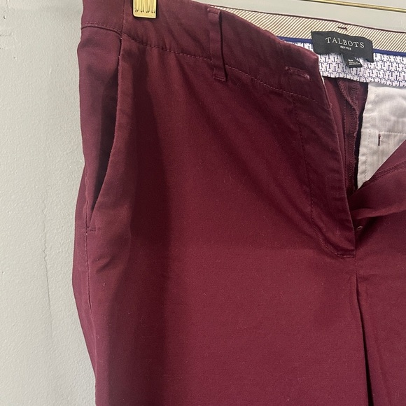 Talbots Women's Burgundy Jeans 8P - Picture 4 of 10